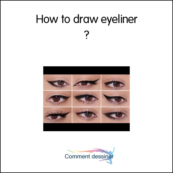 How to draw eyeliner